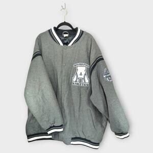 Mens Negro Leagues Baseball Indianapolis Athletics Varsity Bomber Jacket 5XL